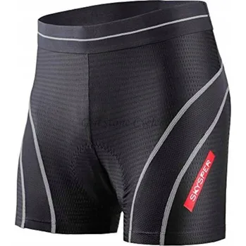 Cyklistické kalhoty Cyklistické Kraťasy SKYSPER S černé