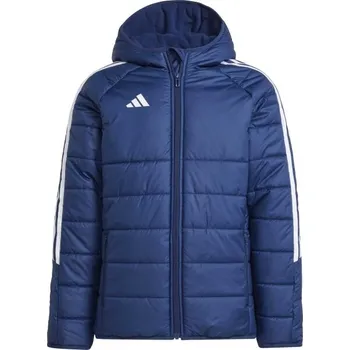 Chlapecká zimní bunda adidas TIRO 24 WINTER JACKET 152 Modrá, Bílá