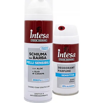 Intesa italská sada Dezodorant SENSITIVE 150 ml + Pěna na holení SENSITIVE