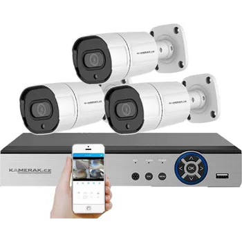 Couvací kamera 3 kamerový AHD set HE3-63E 5Mpx 1920p, H.265, CZ menu