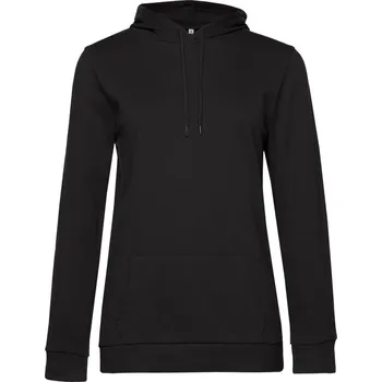 pracovní mikina B&C Mikina B&C Hoodie s kapucí, dámská COT01W04Wu3313-black pure 3XL Černá pure