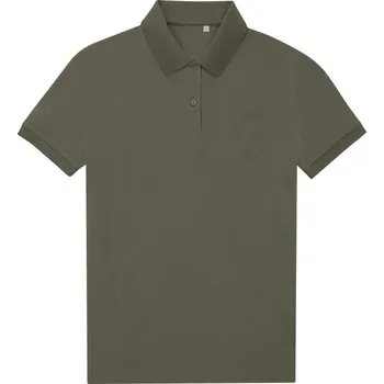 Pánské oblečení B&C Polokošile B&C My Eco Polo 65/35 women, krátký rukáv, dámská COT01W465zk800-camo green XS Maskáčová zelená