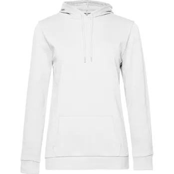 pracovní mikina B&C Mikina B&C Hoodie s kapucí, dámská COT01W04W00100-white Bílá XS