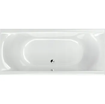 Vana Velká obdélníková akrylátová vana k postavení ke zdi na nožičkách 190x90 cm