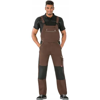 montérky Pracovní kalhoty s laclem PLANAM Canvas 320 vel. 58