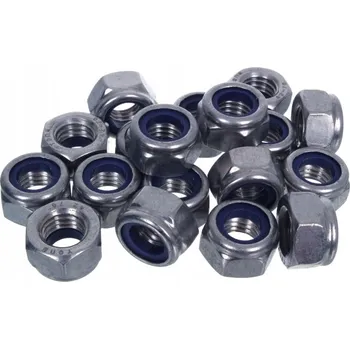 Matice Nerezová samojistná matice M5 100ks INOX