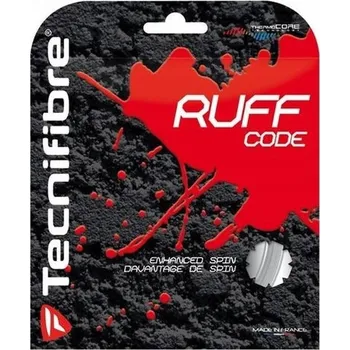 Struna na výplet tenisové rakety Tenisový výplet TECNIFIBRE RUFF CODE 1,35 mm, 12 m
