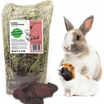 Krmivo pro hlodavce SENO S ŘEPOU PRO KRÁLÍKY A HLODAVCE PŘÍRODNÍ PAMLSEK 300G