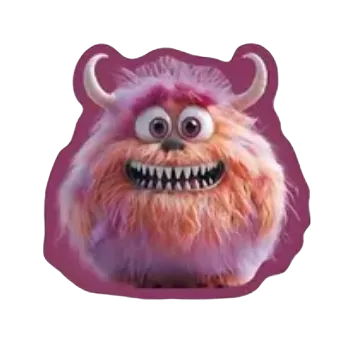 samolepka Samolepky - příšerky III (sada 5 ks)