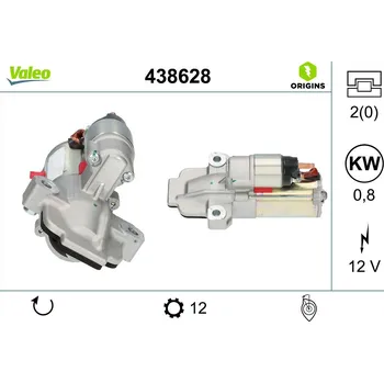 Autoelektrika Startér VALEO 438628