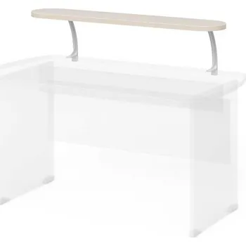 Psací stůl Police na stoly Manager 120 x 30 cm, akát světlý