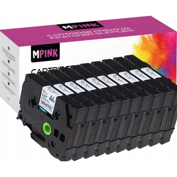 Pásek do tiskárny 10x Páska do BROTHER TZ-231 12mm bílá Nejvyšší Kvalita Pásek