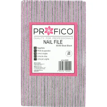 PROFICO ECO 80/80 Pilník na lodě černý 25dílný ks