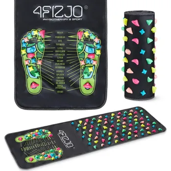 podložka na cvičení 4FIZJO Akupresurní podložka 120 x 35 cm