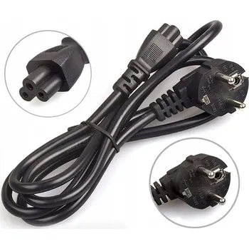 Napájecí kabel Napájecí kabel ČTYŘLÍSTEK Kabel k notebook 3pin