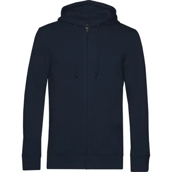 pracovní mikina B&C Mikina B&C Inspire Zipped Hood s kapucí a zipem, pánská COT-01U35B45013 3XL Modrá královská