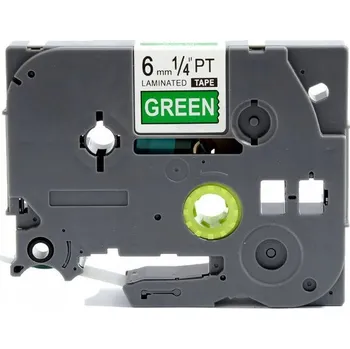 Pásek do tiskárny Páska do tiskárny Brother TZe-715 6mm x 8m zelená TZ-715