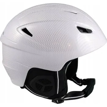 LYŽAŘSKÁ PŘILBA SNOWBOARDOVÁ PŘILBA bílá carbon S +