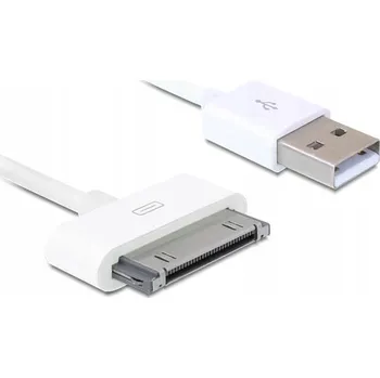 Datový kabel Kabel Partner Tele USB - Apple 30-pin 2 m bílý