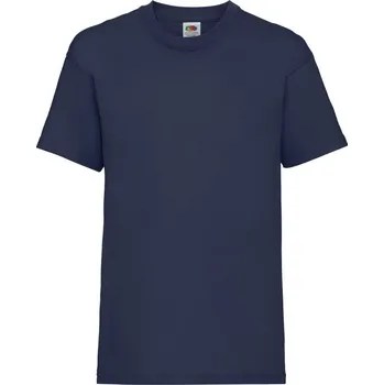 Fruit of the Loom Tričko Kids Valueweight T, krátký rukáv, dětské COT161033003a8-navy Navy 164