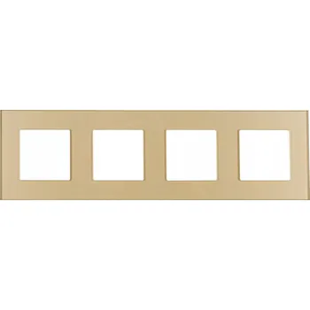 Rámeček čtyřnásobný MIUUN zlatý