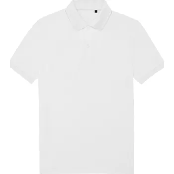 Pánské tričko B&C Polokošile B&C My Eco Polo 65/35, krátký rukáv COT01U42800103-white L Bílá