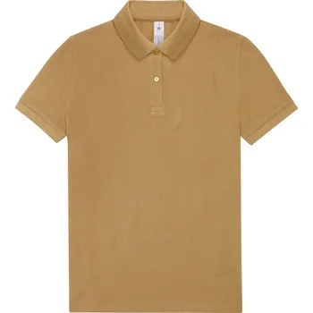 B&C Polokošile B&C My Polo 180 women, krátký rukáv, dámská COT01W461zl604-meta gold XL Zlatá meta