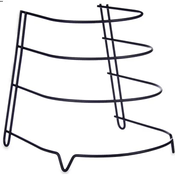 Kinvara Kovový stojan na pánve 24 x 24 x 26,5 cm černý