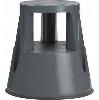 Žebřík Plošina na kolečkách Sloní noha tmavě šedá Twinco