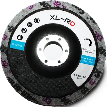 Brusný kotouč 3M BRUSNÝ KOTOUČ XL-RDH Z NETKANÉ TEXTILIE 126x22 2S FIN