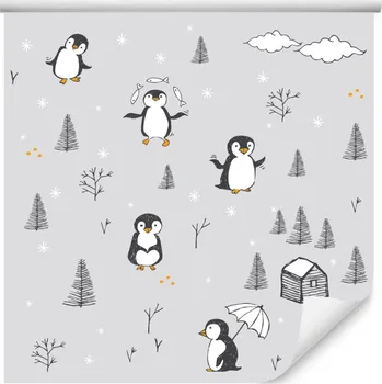 Tapeta Tapeta pro děti - Veselí tučňáci /784660975