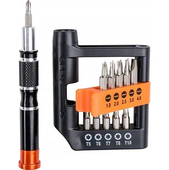 Šroubovák JUFISTO PŘESNÉ ŠROUBOVÁKY SADA PŘESNÝCH ŠROUBOVÁKŮ 21 Ks.