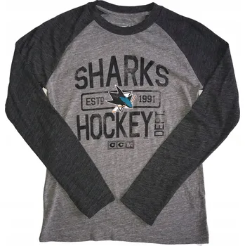 Chlapecké tričko Tričko pro chlapce CCM NHL SJ Sharks, věk 10-12 let