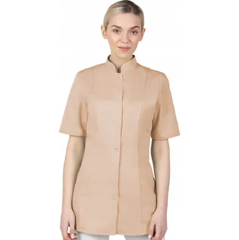 Podprsenka 34 DÁMSKÝ ZDRAVOTNICKÝ PLÁŠŤ NA ZIP SE STOJAKEM, KOSMETICKÝ FARTUCH 141S