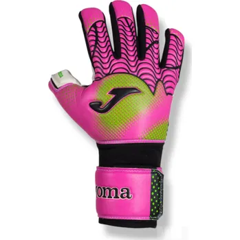 Brankářské rukavice Brankářské rukavice JOMA PREMIER, barva zářivě růžová - černá, velikost 12