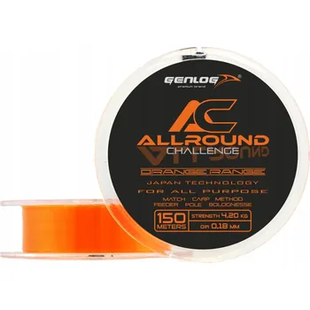 Vlasec Genlog Allround Challenge Orange Range 0,14 mm x 150 m