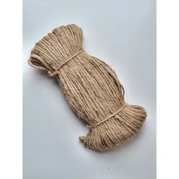 Lany Jutový provaz přírodní motouz špagát juta 5mm 50m