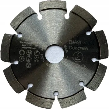 Řezný kotouč Diamantový kotouč na betonu LASER BETON UNIVERSAL 125xH10xT2,3x22,2mm