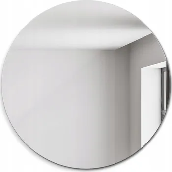 Zrcadlo Zrcadlo Koupelnové Kulaté Závěsné Nástěnné 50 cm