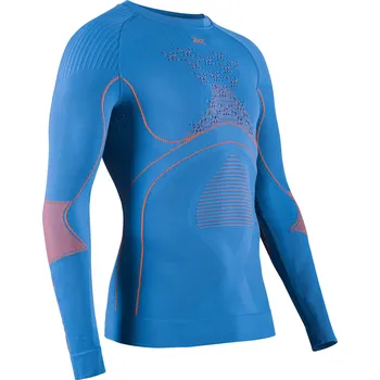 X-Bionic M Energy Accumulator 4.0 SHIRT LS GALACTIC BLUE / VIBRANT ORANGE