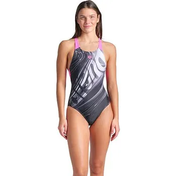Dámské plavky Dámské plavky arena Feel Women's Flow V Back Bra Swimsuit velikost D 44