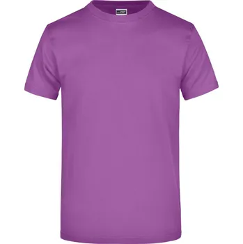 pracovní tričko James & Nicholson Tričko JN 02, krátký rukáv, pánské COT02000235005-purple 2XL Purpurová