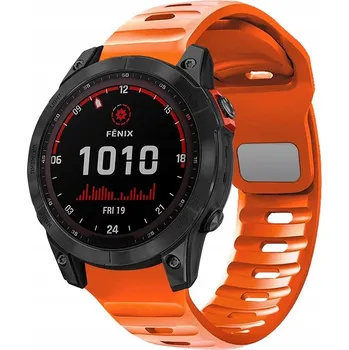 Řemínek na hodinky QUICKFIT ŘEMÍNEK PRO GARMIN FENIX 3 5X 6X 6X 7X PRO SOLAR SILIKONOVÝ ŘEMÍNEK