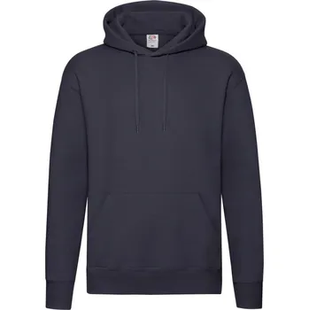 pracovní mikina Fruit of the Loom Mikina Premium Hooded Sweat s kapucí, pánská COT162152a3605-deep navy 2XL Navy deep