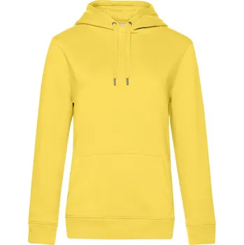 pracovní mikina B&C Mikina B&C QUEEN Hooded s kapucí, dámská COT01W02Qx5100-yellow fizz XS Žlutá fizz