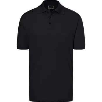 Pánská móda James & Nicholson Polokošile JN 70, krátký rukáv COT02007000202-black M Černá