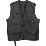 Vesta rybářská lovecká Mil-Tec Hunt&Fishing Mesh Black M