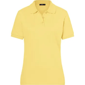 James & Nicholson Polokošile JN 71, krátký rukáv, dámská COT02007104103-light yello L Žlutá světlá