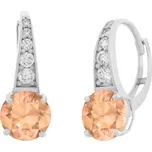 JVD Dámské stříbrné klasické náušnice se zirkony ryz. 925/1000 SVLE0974XH2CH00