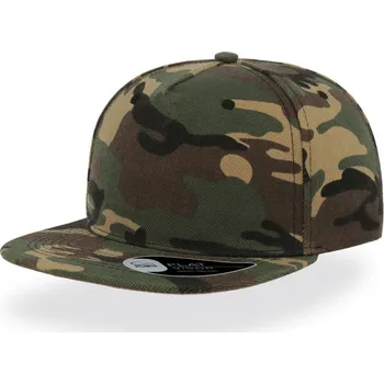 Atlantis Headwear Kšiltovka Snap Five, 5 panelová COT33006480099-camouflage Maskáčová UNI